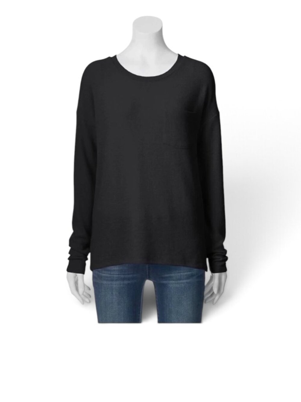 NWT SO Juniors' High-Low Perfect Crew Hatchi Top
